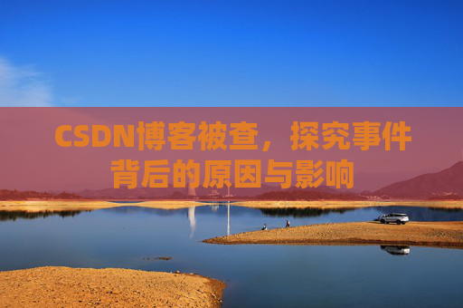 CSDN博客被查，探究事件背后的原因与影响